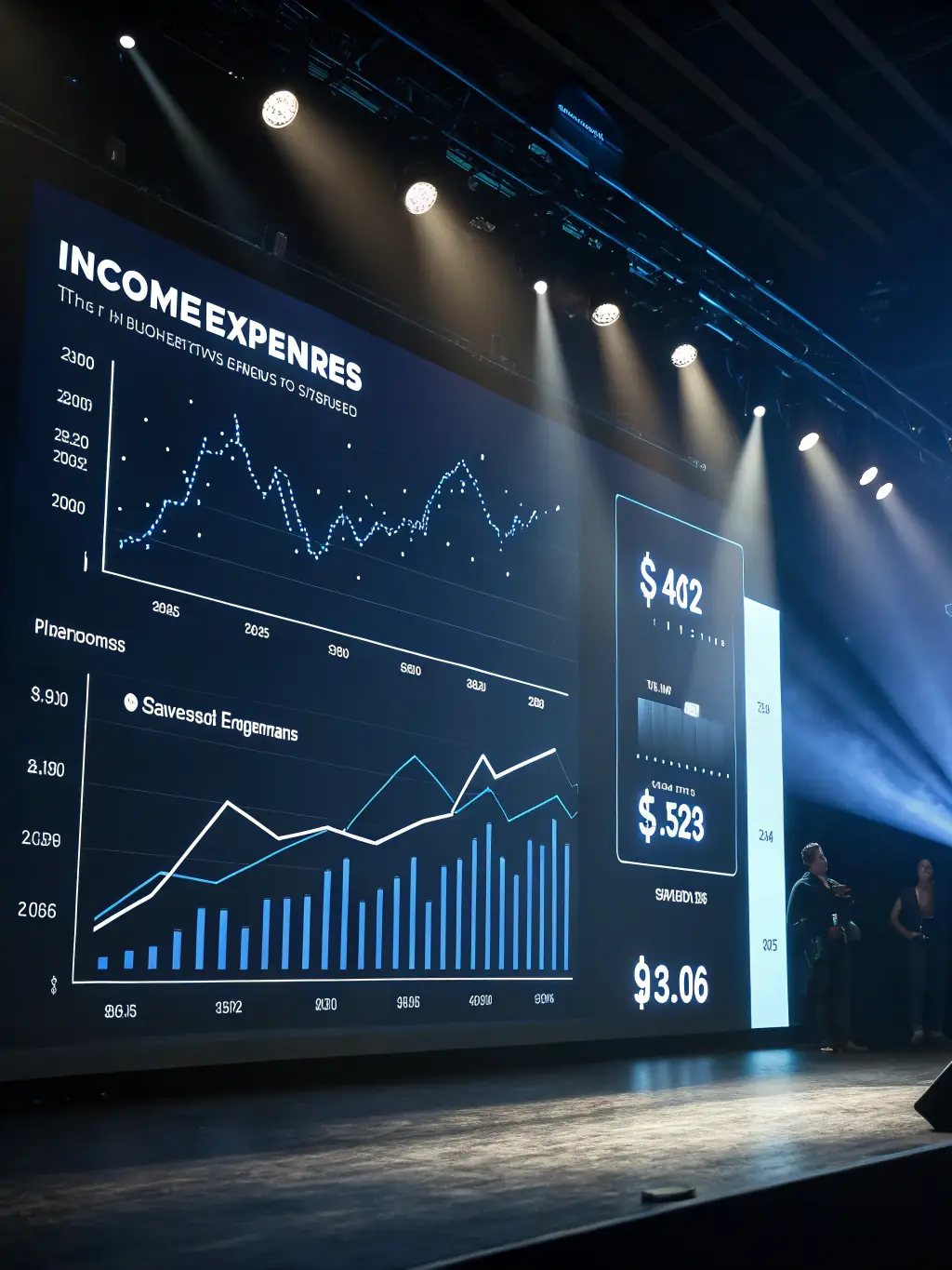A graph showing the growth of passive income investments over time, highlighting the potential for long-term earnings.